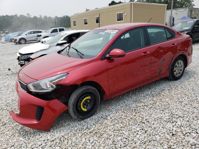 3KPA24AD2LE286565 - 2020 KIA RIO LX RED photo 1