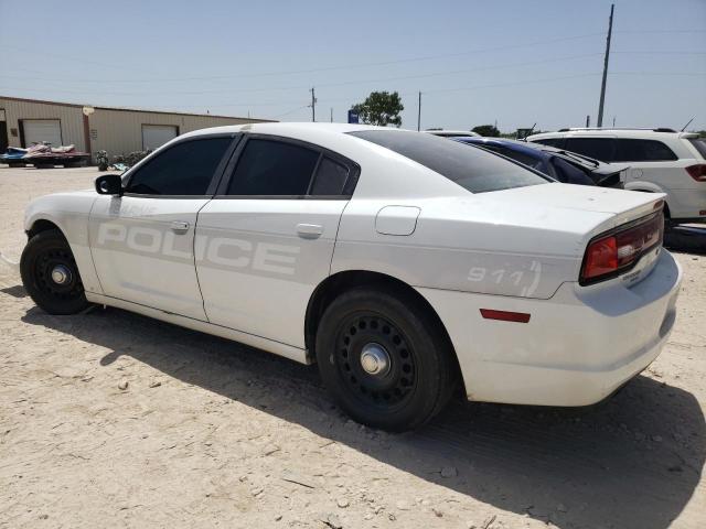 2C3CDXKT4EH319880 - 2014 DODGE CHARGER POLICE WHITE photo 2
