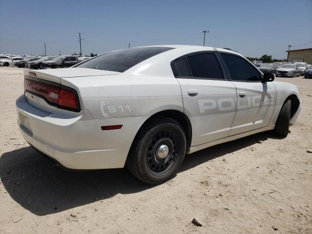 2C3CDXKT4EH319880 - 2014 DODGE CHARGER POLICE WHITE photo 3