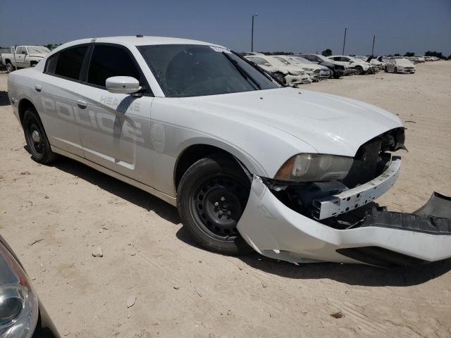 2C3CDXKT4EH319880 - 2014 DODGE CHARGER POLICE WHITE photo 4