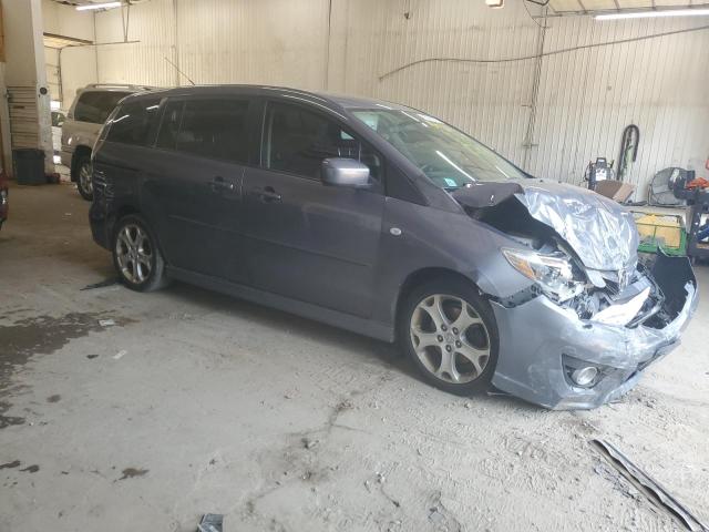 JM1CR29L090337552 - 2009 MAZDA 5 GRAY photo 4