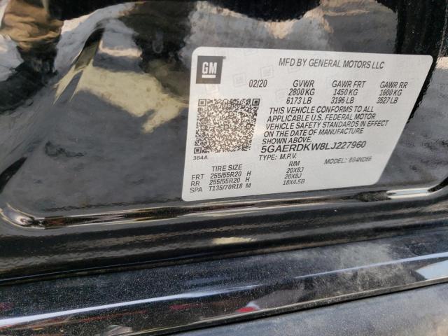 5GAERDKW8LJ227960 - 2020 BUICK ENCLAVE AVENIR BLACK photo 13