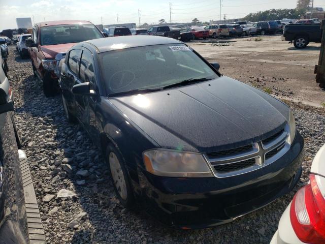 1B3BD4FBXBN608547 - 2011 DODGE AVENGER EXPRESS BLACK photo 1