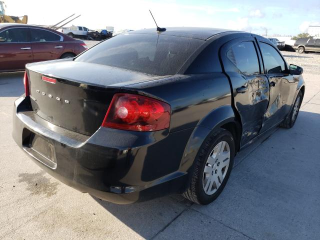 1B3BD4FBXBN608547 - 2011 DODGE AVENGER EXPRESS BLACK photo 4