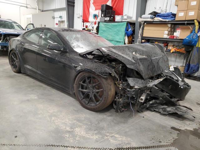 5YJSA1E61MF451910 - 2021 TESLA MODEL S Siyah fotoğraf 4