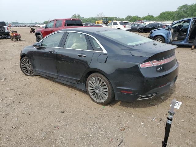 3LN6L2JK5ER800213 - 2014 LINCOLN MKZ BLACK photo 2