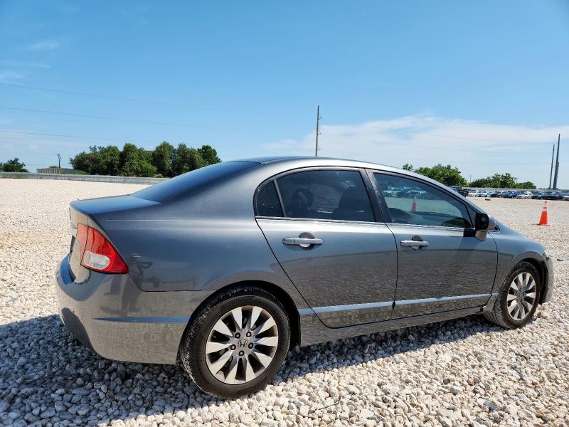 2HGFA168X9H312038 - 2009 HONDA CIVIC EX GRAY photo 3