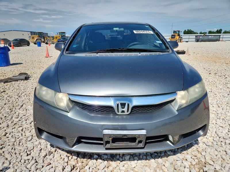 2HGFA168X9H312038 - 2009 HONDA CIVIC EX GRAY photo 5