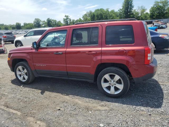 1C4NJRFB6CD588161 - 2012 JEEP PATRIOT LATITUDE RED photo 2