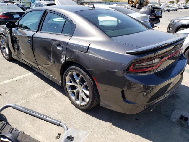 2C3CDXHG0NH173147 - 2022 DODGE CHARGER GT GRAY photo 2
