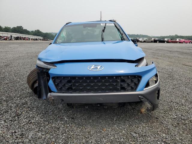 KM8K53A38NU772522 - 2022 HYUNDAI KONA LIMITED BLUE photo 5