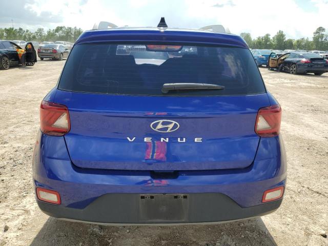 KMHRC8A35NU186278 - 2022 HYUNDAI VENUE SEL BLUE photo 6