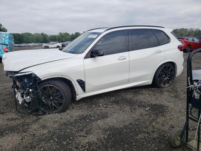 5YMJU0C09M9D93190 - 2021 BMW X5 M WHITE photo 1