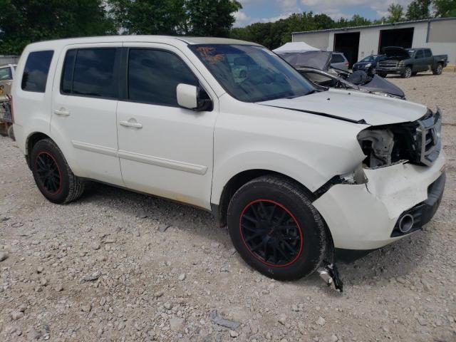 5FNYF3H73EB006596 - 2014 HONDA PILOT EXLN WHITE photo 4