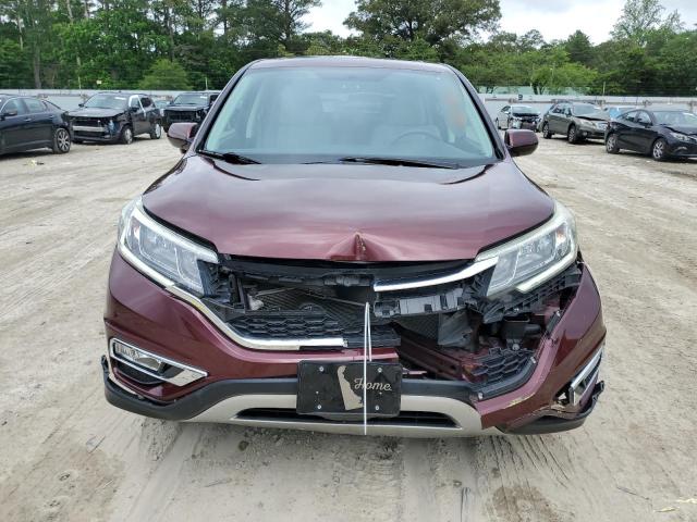2HKRM4H59FH698932 - 2015 HONDA CR-V EX BURGUNDY photo 5