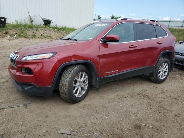 1C4PJMCS7FW528382 - 2015 JEEP CHEROKEE LATITUDE BURGUNDY photo 1