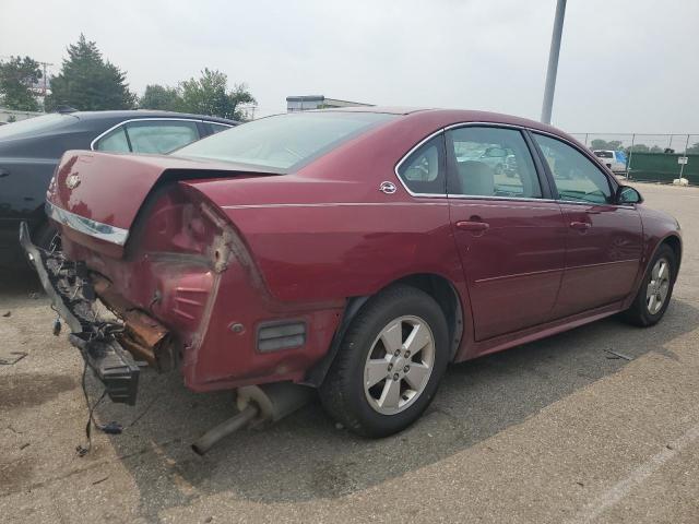 2G1WT57N191316386 - 2009 CHEVROLET IMPALA 1LT RED photo 3