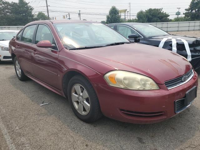 2G1WT57N191316386 - 2009 CHEVROLET IMPALA 1LT RED photo 4