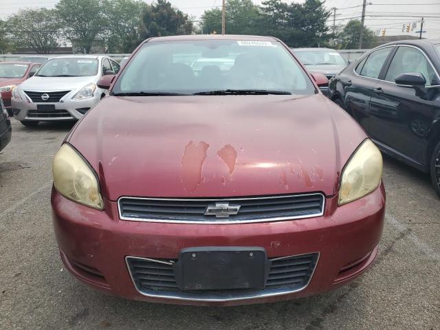 2G1WT57N191316386 - 2009 CHEVROLET IMPALA 1LT RED photo 5