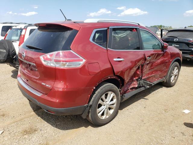 5N1AT2MV5FC838458 - 2015 NISSAN ROGUE S RED photo 3