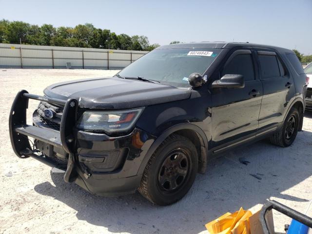 1FM5K8AR0GGB97616 - 2016 FORD EXPLORER POLICE INTERCEPTOR BLACK photo 1