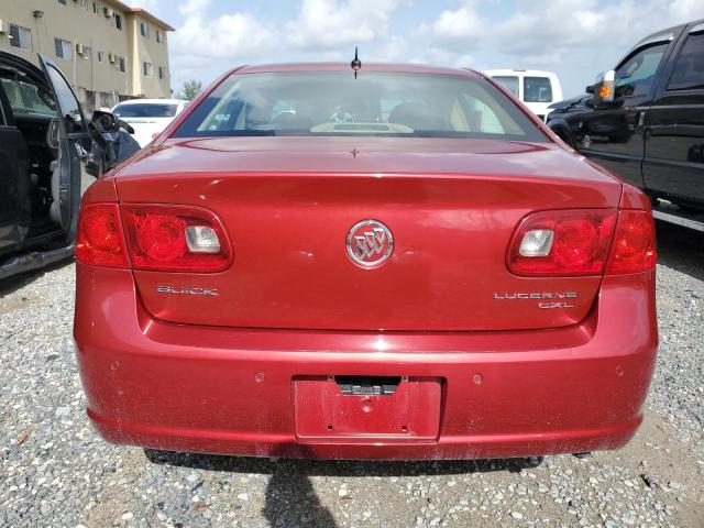 1G4HD57217U194922 - 2007 BUICK LUCERNE CXL RED photo 6