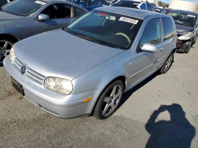 9BWDE61J024036396 - 2002 VOLKSWAGEN GOLF BASE SILVER photo 1