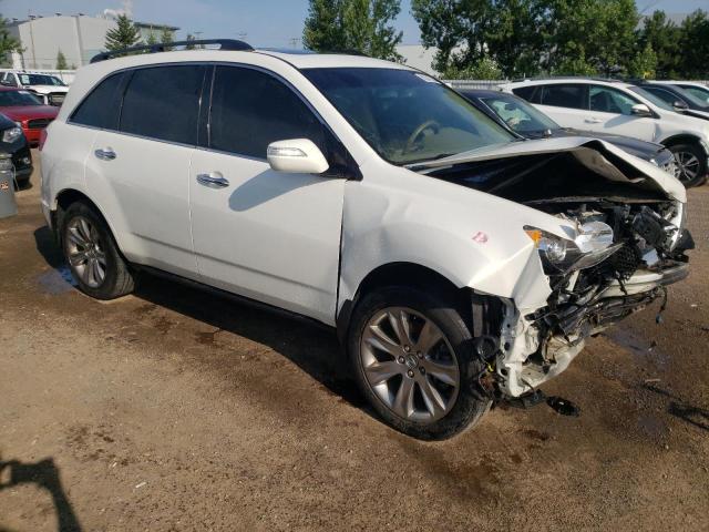 2HNYD2H85CH001698 - 2012 ACURA MDX ADVANCE WHITE photo 4