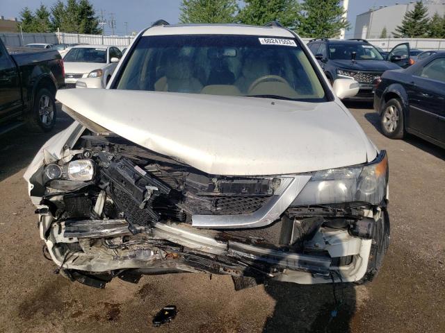 2HNYD2H85CH001698 - 2012 ACURA MDX ADVANCE WHITE photo 5