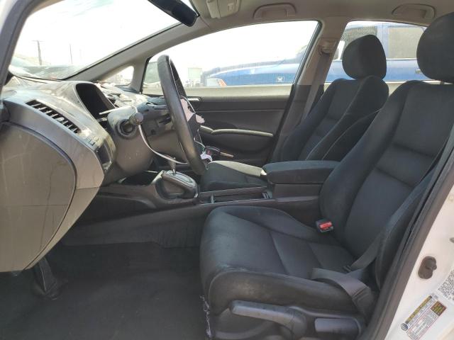 2HGFA16669H322421 - 2009 HONDA CIVIC LX-S Blanc photo 7