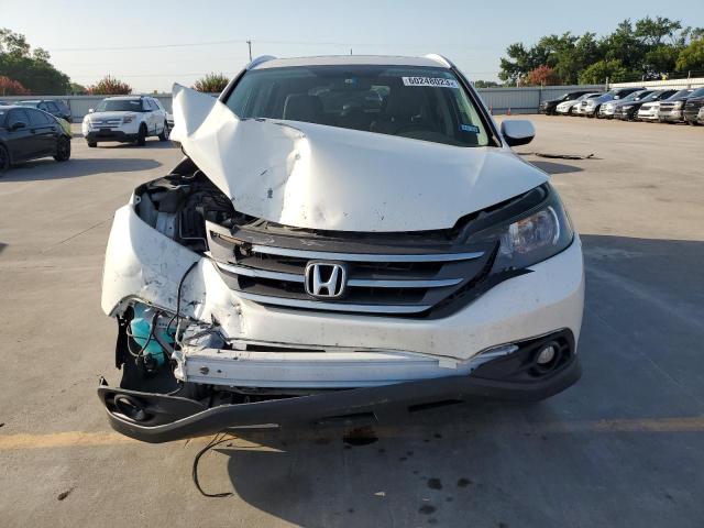 5J6RM3H75EL040573 - 2014 HONDA CR-V EXL WHITE photo 5