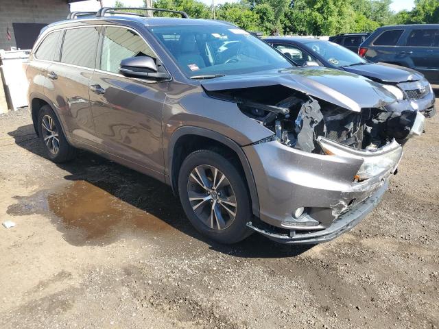 5TDJKRFH2GS500426 - 2016 TOYOTA HIGHLANDER XLE GRAY photo 10