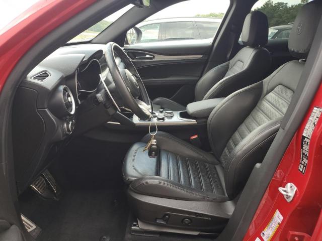 ZASPAKBN6M7D18046 - 2021 ALFA ROMEO STELVIO TI RED photo 7