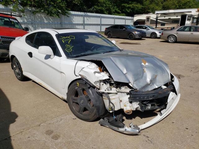 KMHHN65F83U055597 - 2003 HYUNDAI TIBURON GT WHITE photo 1