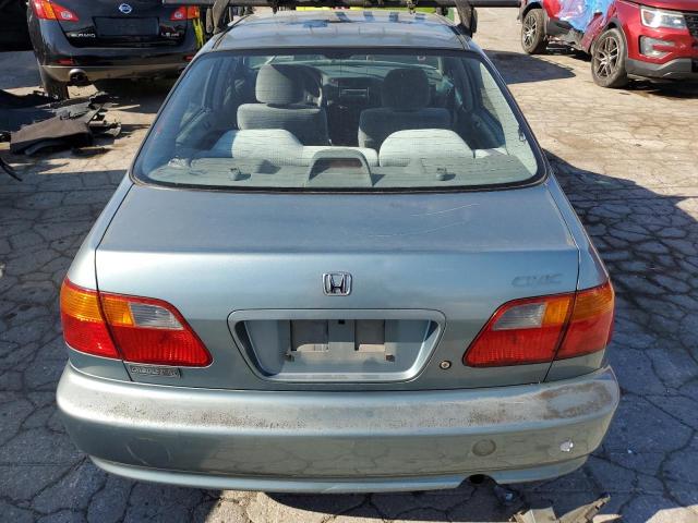2HGEJ6616YH589991 - 2000 HONDA CIVIC BASE BLUE photo 6