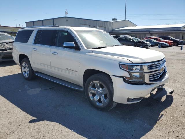 1GNSCKKC7FR735220 - 2015 CHEVROLET SUBURBAN C1500 LTZ WHITE photo 4