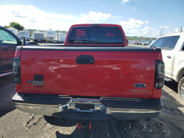 1FTSW31F02EB69369 - 2002 FORD F350 SRW SUPER DUTY RED photo 6