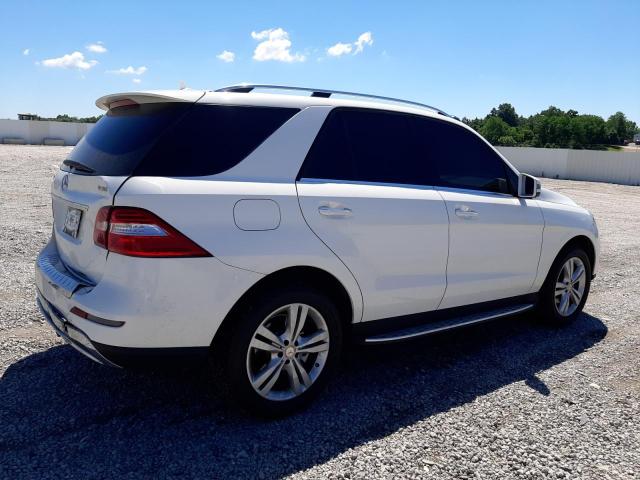 4JGDA5HB2FA474144 - 2015 MERCEDES-BENZ ML 350 4MATIC WHITE photo 3