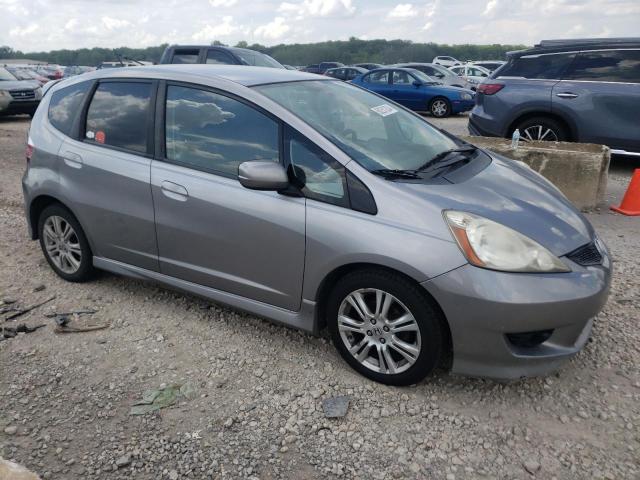 JHMGE8H42AS001922 - 2010 HONDA FIT SPORT GRAY photo 4