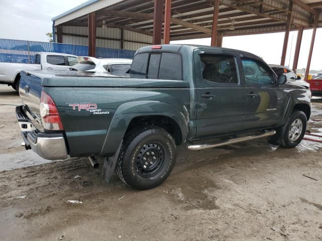 5TFJU4GN4BX007660 - 2011 TOYOTA TACOMA DOUBLE CAB PRERUNNER GREEN photo 3