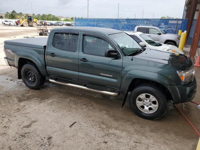 5TFJU4GN4BX007660 - 2011 TOYOTA TACOMA DOUBLE CAB PRERUNNER GREEN photo 4