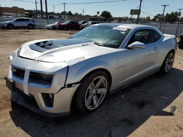 2G1FZ1EP5D9806075 - 2013 CHEVROLET CAMARO ZL1 SILVER photo 1