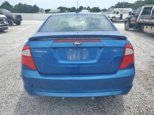 3FAHP0HAXBR138584 - 2011 FORD FUSION SE BLUE photo 6