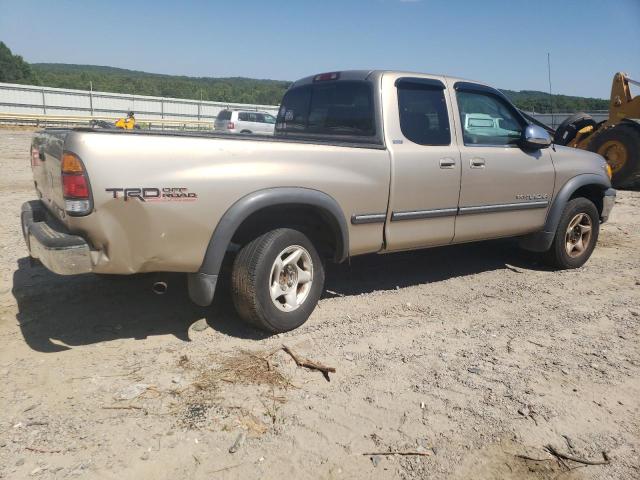 5TBBT44132S227976 - 2002 TOYOTA TUNDRA ACCESS CAB ოქროსფერი ფოტო 3