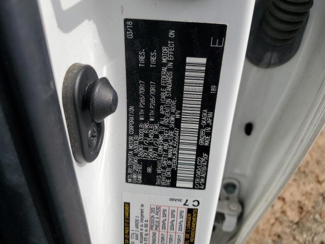 JTEBU5JRXJ5566447 - 2018 TOYOTA 4RUNNER SR5/SR5 PREMIUM 白色 照片 13