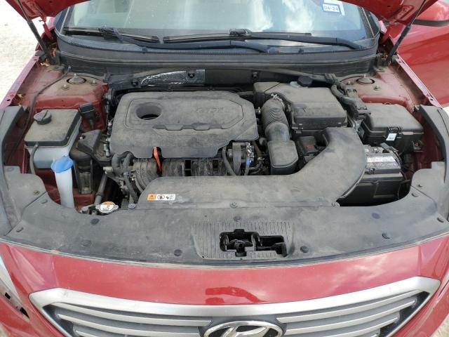 5NPE24AF5HH552876 - 2017 HYUNDAI SONATA SE RED photo 11