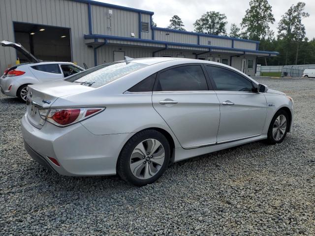 KMHEC4A45FA125497 - 2015 HYUNDAI SONATA HYBRID SILVER photo 3