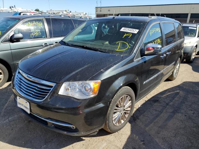 2A4RR6DG4BR745781 - 2011 CHRYSLER TOWN & COU LIMITED BLACK photo 2