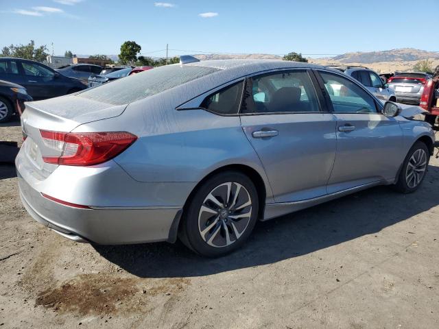 1HGCV3F49MA012336 - 2021 HONDA ACCORD HYBRID EX SILVER photo 3