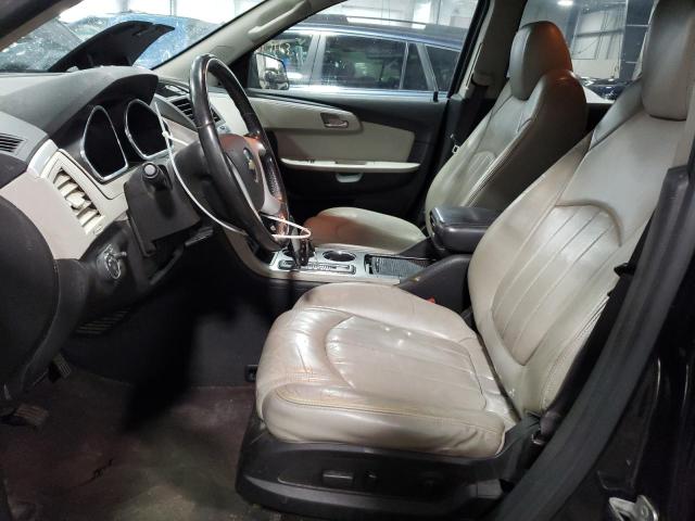 1GNLVHED5AS130541 - 2010 CHEVROLET TRAVERSE LTZ BLACK photo 7